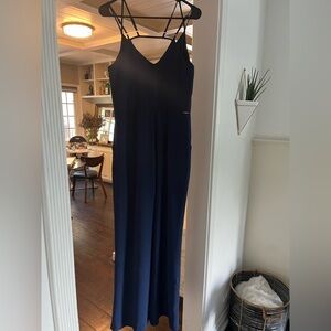 Adelyn Rae Navy Maxi Jumpsuit